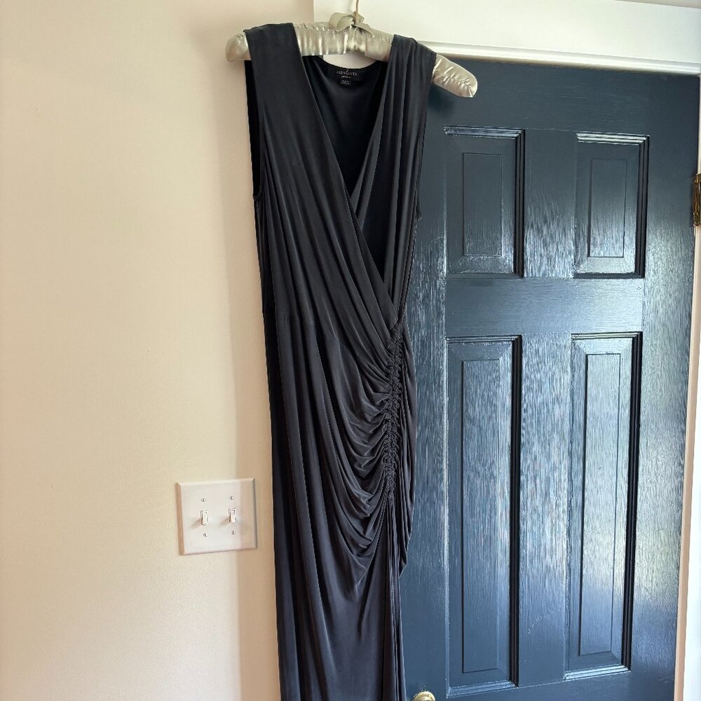 All Saints blue gray dress sz M